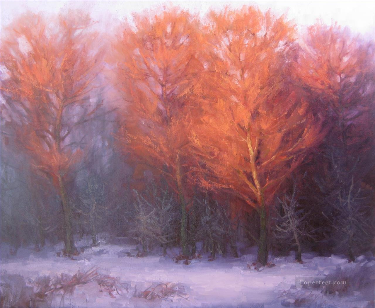 winter light Oil Paintings